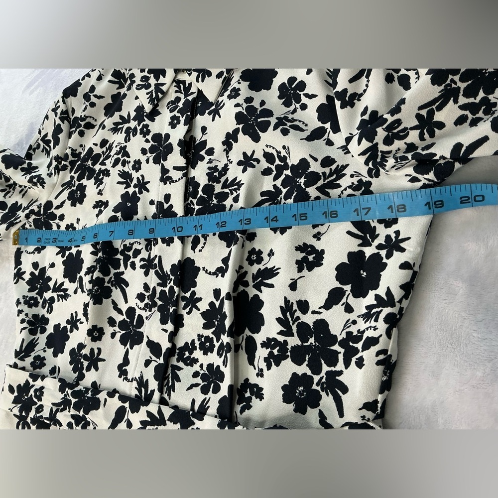 Calvin Klein Black and White Floral Dress NWT SIZE 6 - Picture 13 of 15